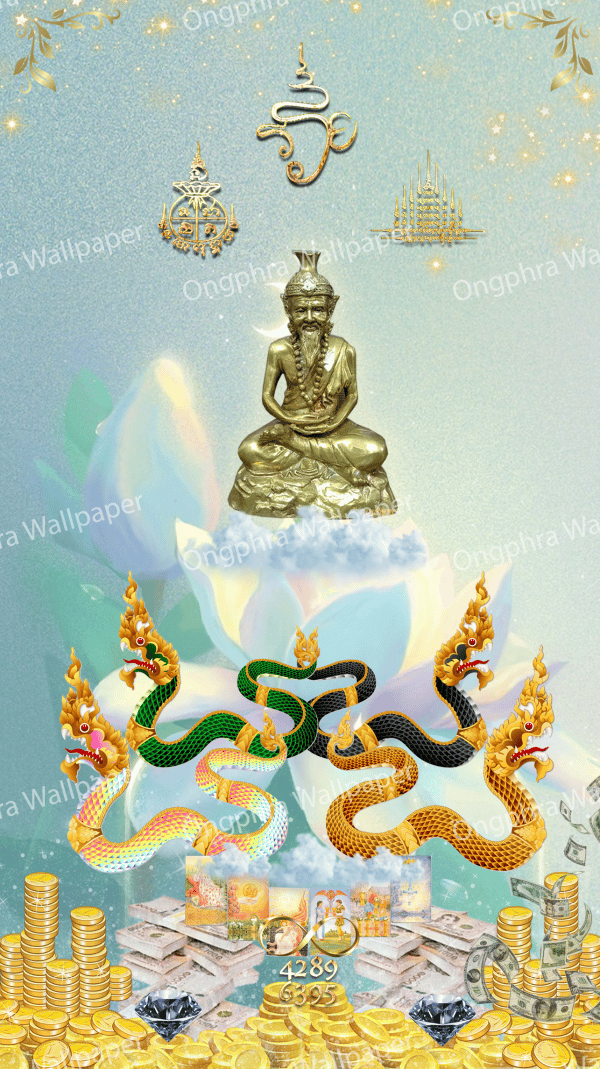 ภาพมงคล “พระฤาษี 108” ช่วยหนุนดวงให้มั่นคง เสริมสติ ปัญญา และความสำเร็จ พญานาค 4 สี หมายถึงพลังปกป้อง คุ้มครอง และเรียกทรัพย์