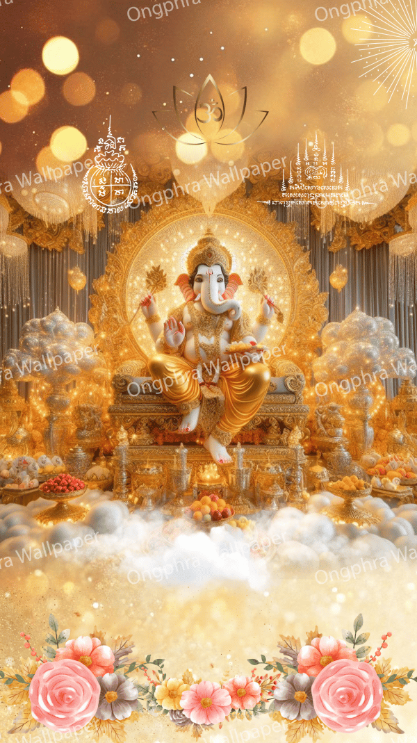 ဉာဏ်ပညာ၊ အောင်မြင်မှုနှင့် ဘဝတွင် လမ်းကြောင်းသစ်များ ဖွင့်လှစ်ပေးသည့် နတ်ဘုရား ဂဏေရှ၏ ကောင်းချီးမင်္ဂလာပုံရိပ်။